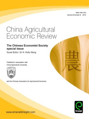cover image of Chinese Economist Society Special Issue, Volume 2, Issue 2